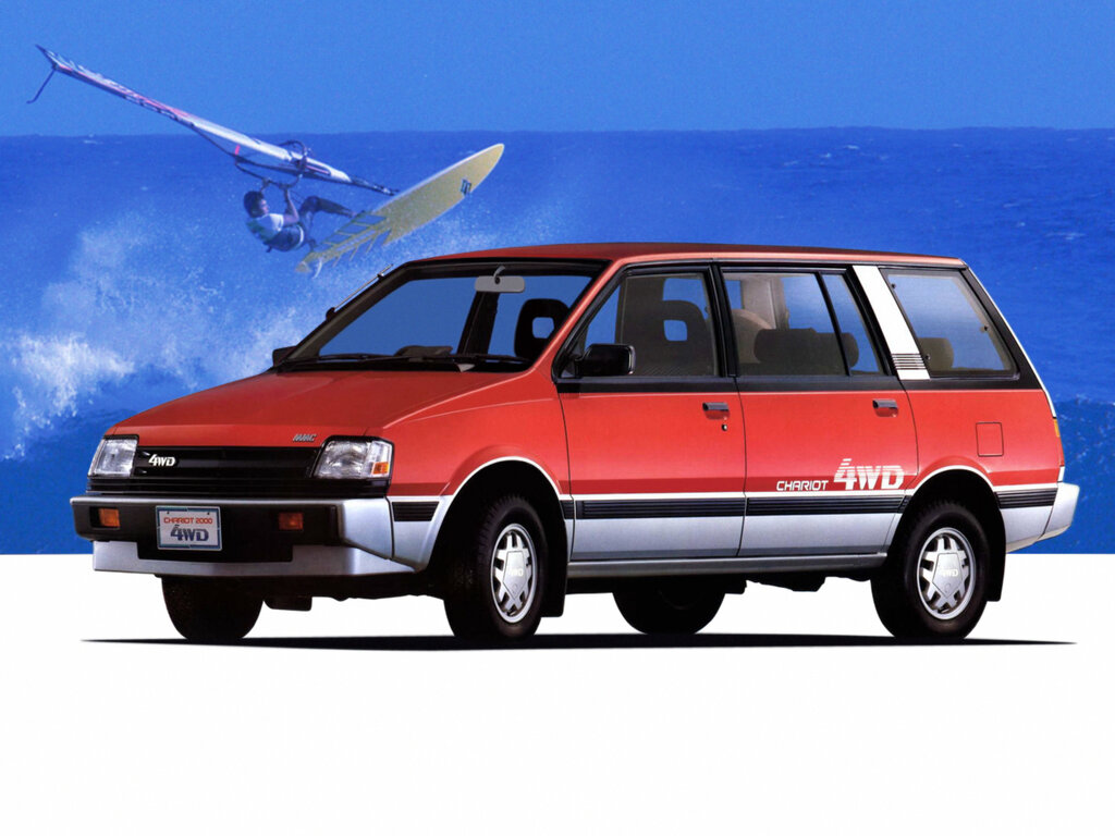 Mitsubishi Chariot (D02W, D03W, D05W, D08W, D09W) 1 поколение, рестайлинг, минивэн (05.1984 - 09.1988)